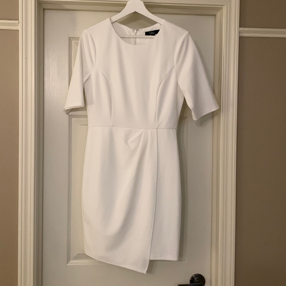 Lulu’s white dress, woman’s large